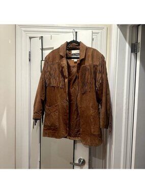 Suede Fringe Jacket